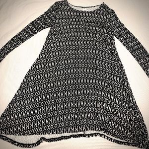 Patterned casual dress